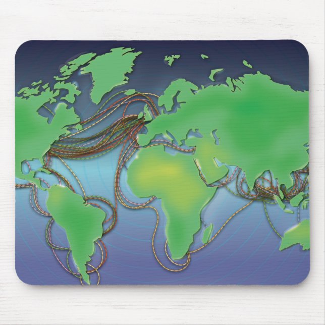 Wires of the World - Undersea Cables Musmatta (Framsidan)