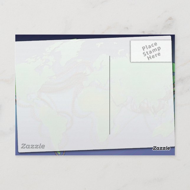 Wires of the World - Undersea Cables Vykort (Baksida)