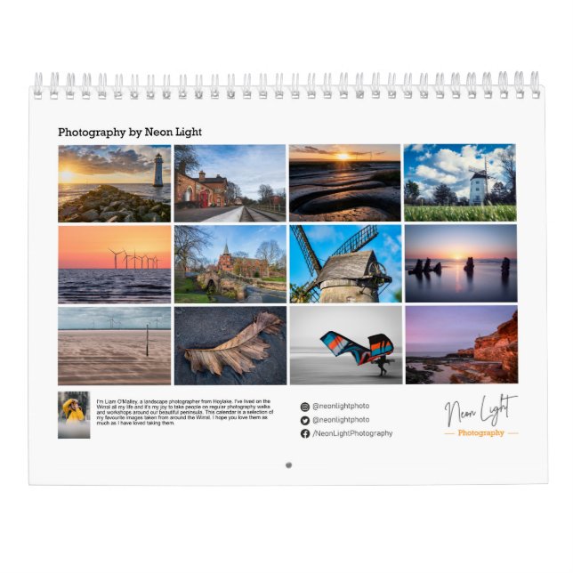 Wirral 2023 Wall Calendar Kalender (Baksida)