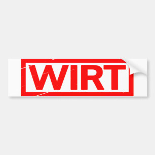 Wirt Frimärke Bildekal