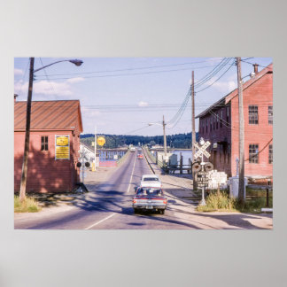 Wiscasset och Bridge 1960-talet Poster