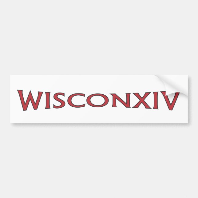 Wisconsin 14 bildekal (Framsidan)