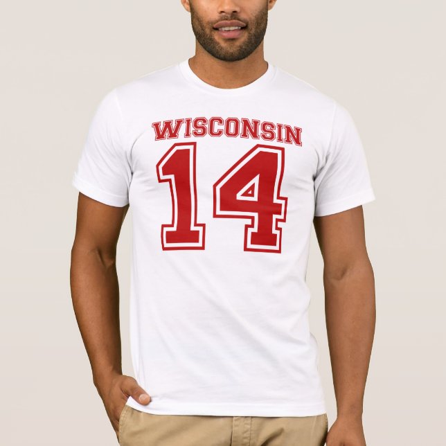 Wisconsin 14 tee (Framsida)