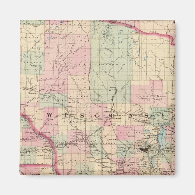 Wisconsin 3 magnet (Framsidan)
