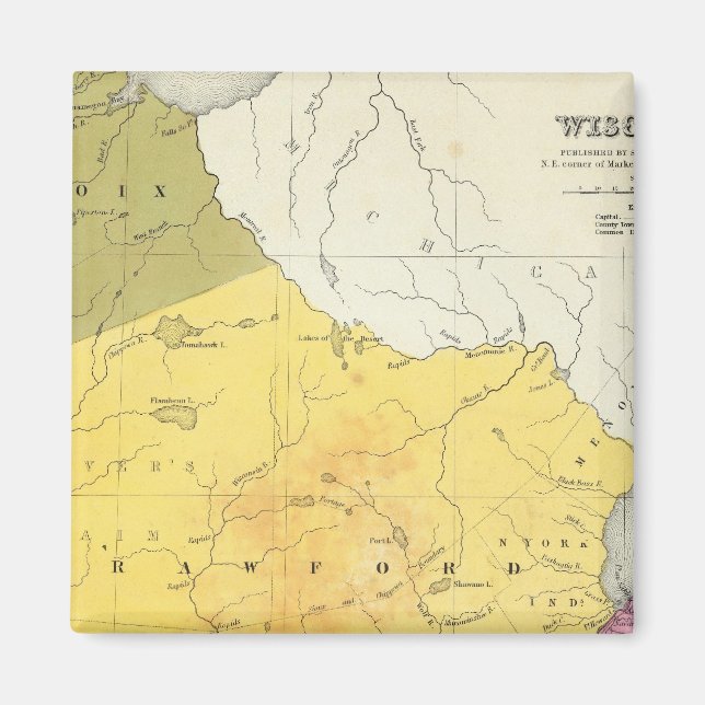 Wisconsin 4 magnet (Framsidan)