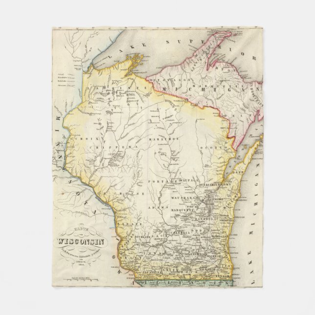 Wisconsin 6 fleecefilt (Framsidan)