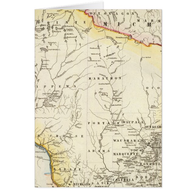 Wisconsin 6 hälsningskort (Framsidan)