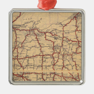 Wisconsin 6 julgransprydnad metall