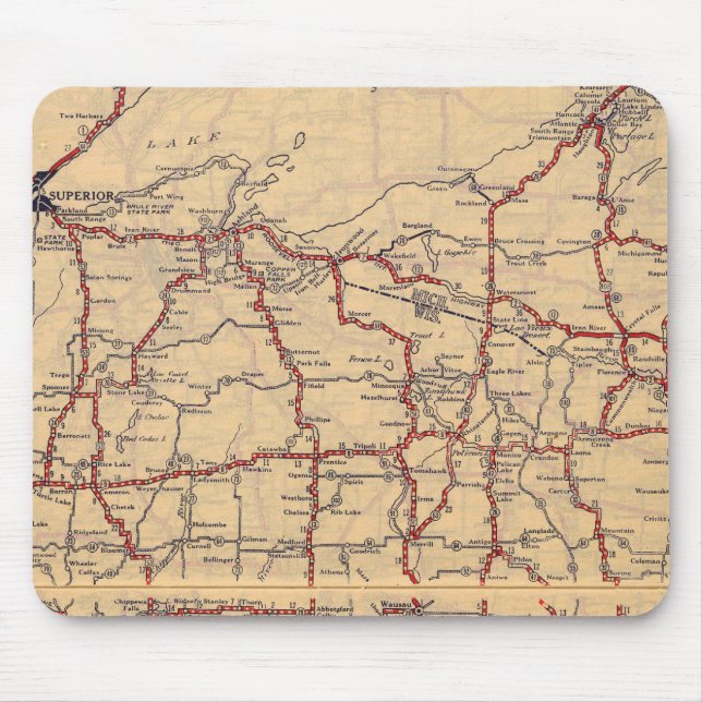 Wisconsin 6 musmatta (Framsidan)
