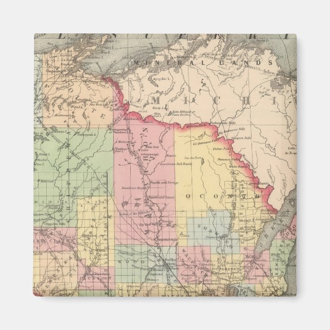 Wisconsin 7 magnet (Framsidan)