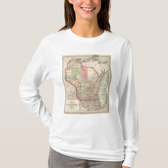 Wisconsin 7 tee shirt (Framsida)