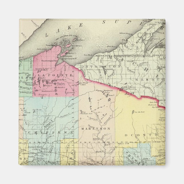Wisconsin 8 magnet (Framsidan)