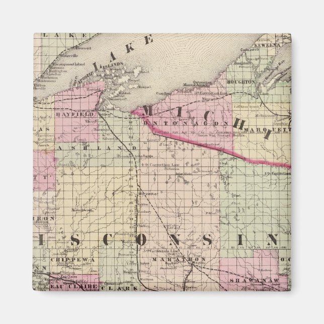 Wisconsin 9 magnet (Framsidan)