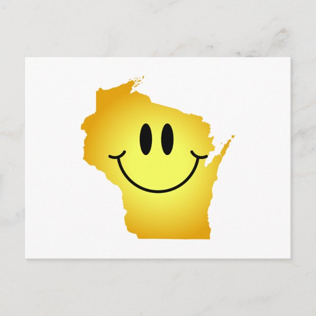 Wisconsin Ansikte Vykort (Framsida)