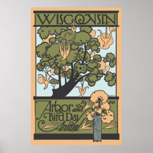 Wisconsin axel- & fågeldag 1900 poster