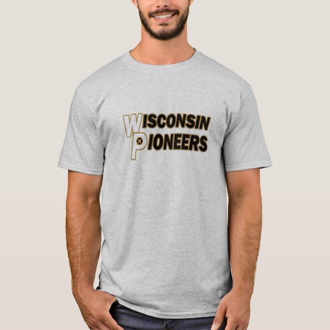 Wisconsin banbrytarear t-shirt (Framsida)