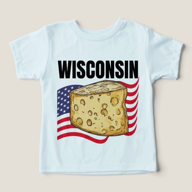 Wisconsin Bella+Canvas T Shirt (Design Framsida)