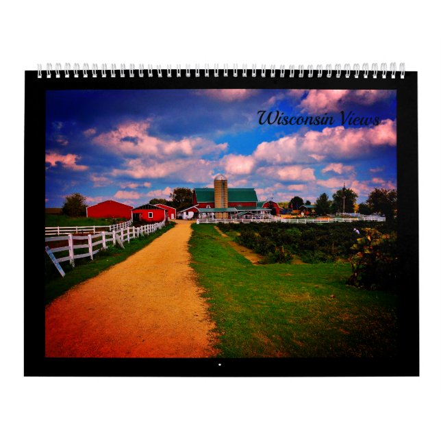 Wisconsin beskådar kalender (Omslag)