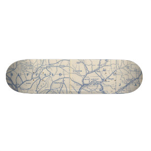 Wisconsin Bicycle Road Karta 6 Skateboard Bräda 19,5 Cm