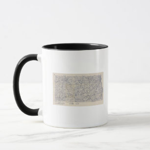 Wisconsin Bicycle Road Karta 7 Mugg