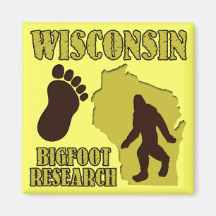 Wisconsin Bigfoot forskning Magnet