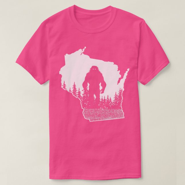 Wisconsin Bigfoot T Shirt (Design framsida)