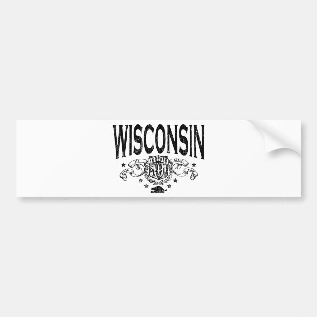 Wisconsin Bildekal (Framsidan)