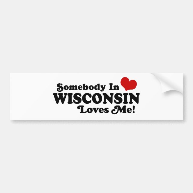 Wisconsin Bildekal (Framsidan)