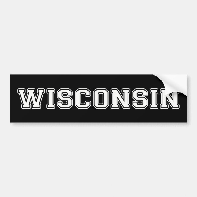 Wisconsin Bildekal (Framsidan)