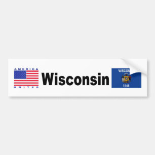 Wisconsin Bildekal