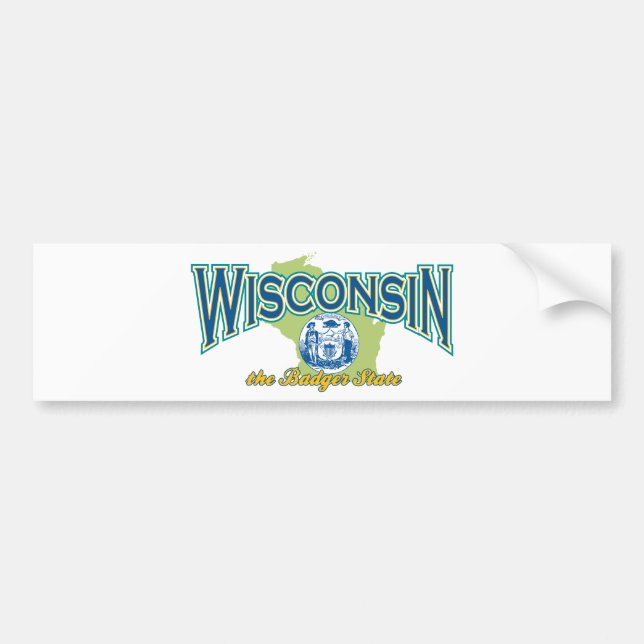 Wisconsin Bildekal (Framsidan)