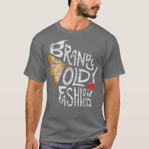 Wisconsin Brandy Old Fashioned Distress Gift Ide T Shirt