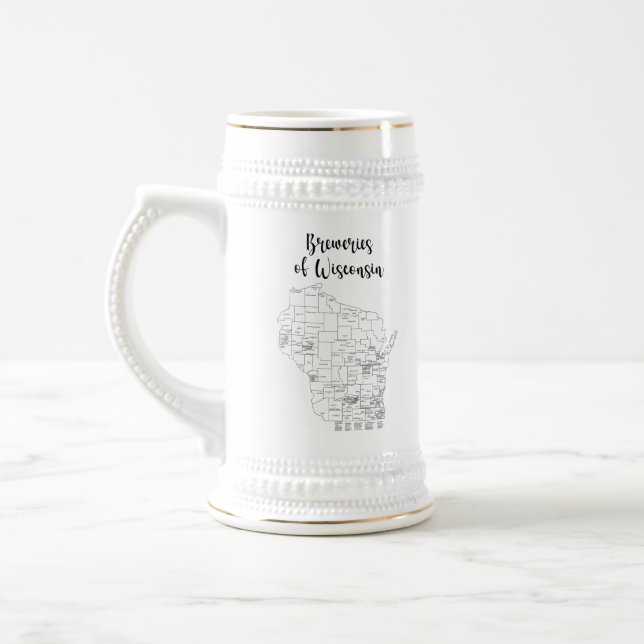 Wisconsin Brewery Thed Beer Stein Sejdel (Vänster)