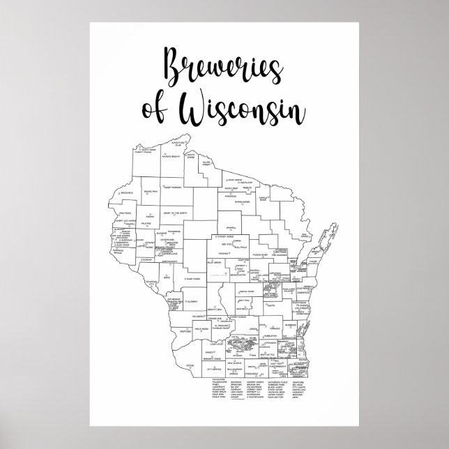 Wisconsin Brewery ThManaged Poster (Framsidan)