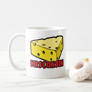 Wisconsin Cheese Wedge White 11 oz Classic Mugg