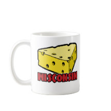 Wisconsin Cheese Wedge White 11 oz Klassisk mugg