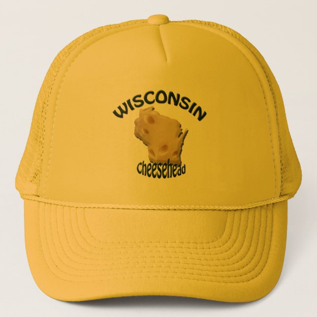 Wisconsin Cheesehead Cheese Hat Keps (Framsida)