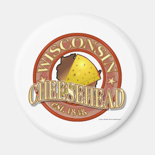 Wisconsin Cheesehead förseglar Magnet