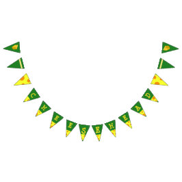 Wisconsin Cheesehead Greenbay partybaner Vimplar