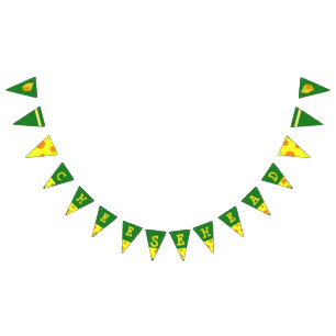 Wisconsin Cheesehead Greenbay partybaner Vimplar