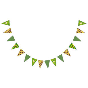 Wisconsin Cheesehead Grönt och Guld Flagga Banners