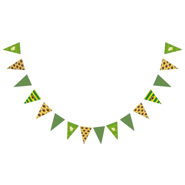 Wisconsin Cheesehead Grönt och Guld Flagga Banners (Alla)