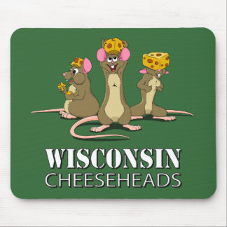Wisconsin Cheesehead möss Musmatta