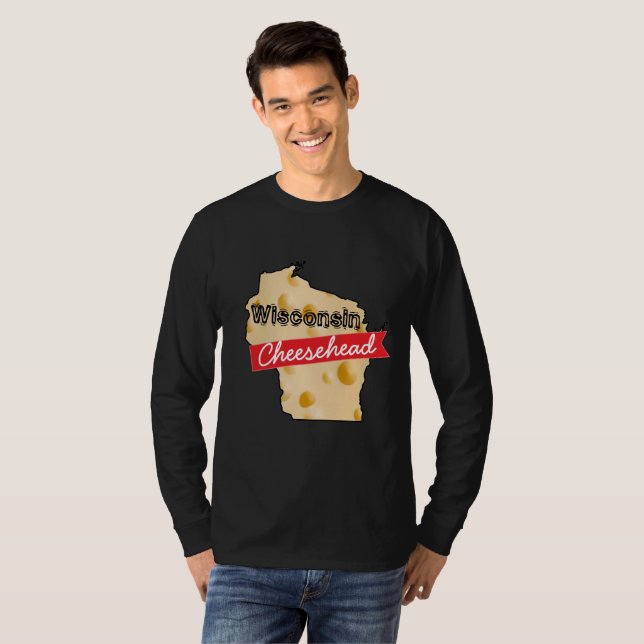 Wisconsin Cheesehead skjorta T-shirt (Hel framsida)