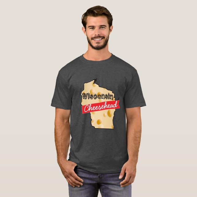 Wisconsin Cheesehead skjorta T-shirt (Hel framsida)