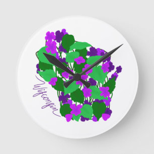 Wisconsin Clock Rund Klocka
