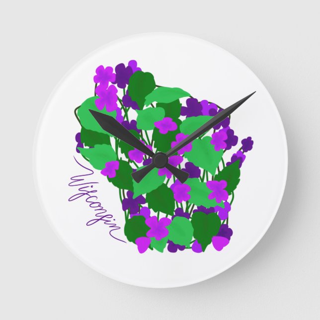 Wisconsin Clock Rund Klocka (Framsida)