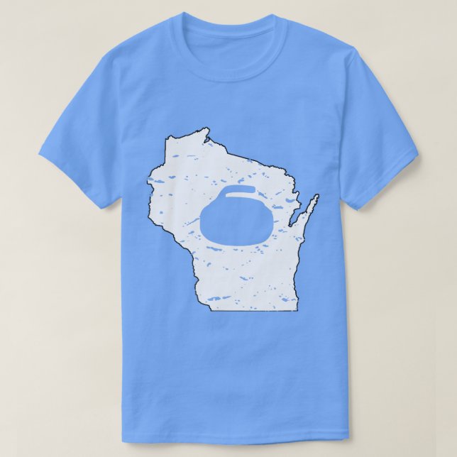 Wisconsin Curling Wisconsin Curling WI T Shirt (Design framsida)