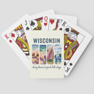 Wisconsin - Dairy Breeze & Underbar Sjöar Days Casinokort