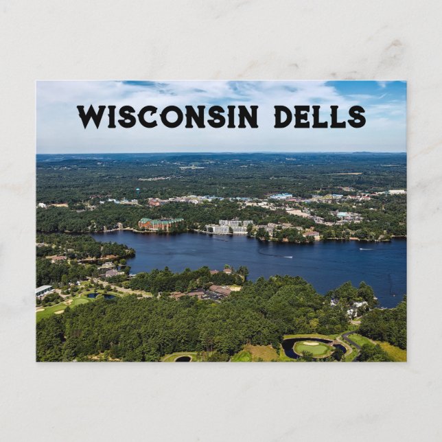 Wisconsin Dell USA Vykort (Framsida)